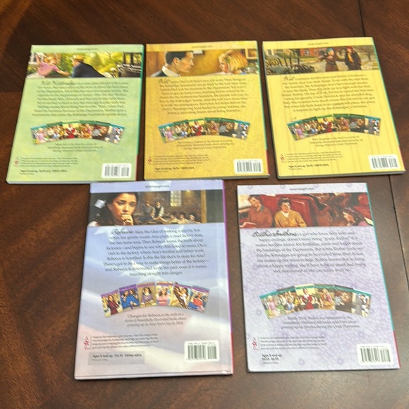 5 American Girl Books Kit Ruthie Rebecca - Picture 2 of 3